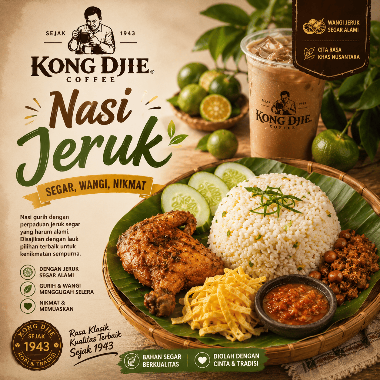 Nasi Jeruk Kedai Kopi Kong Djie